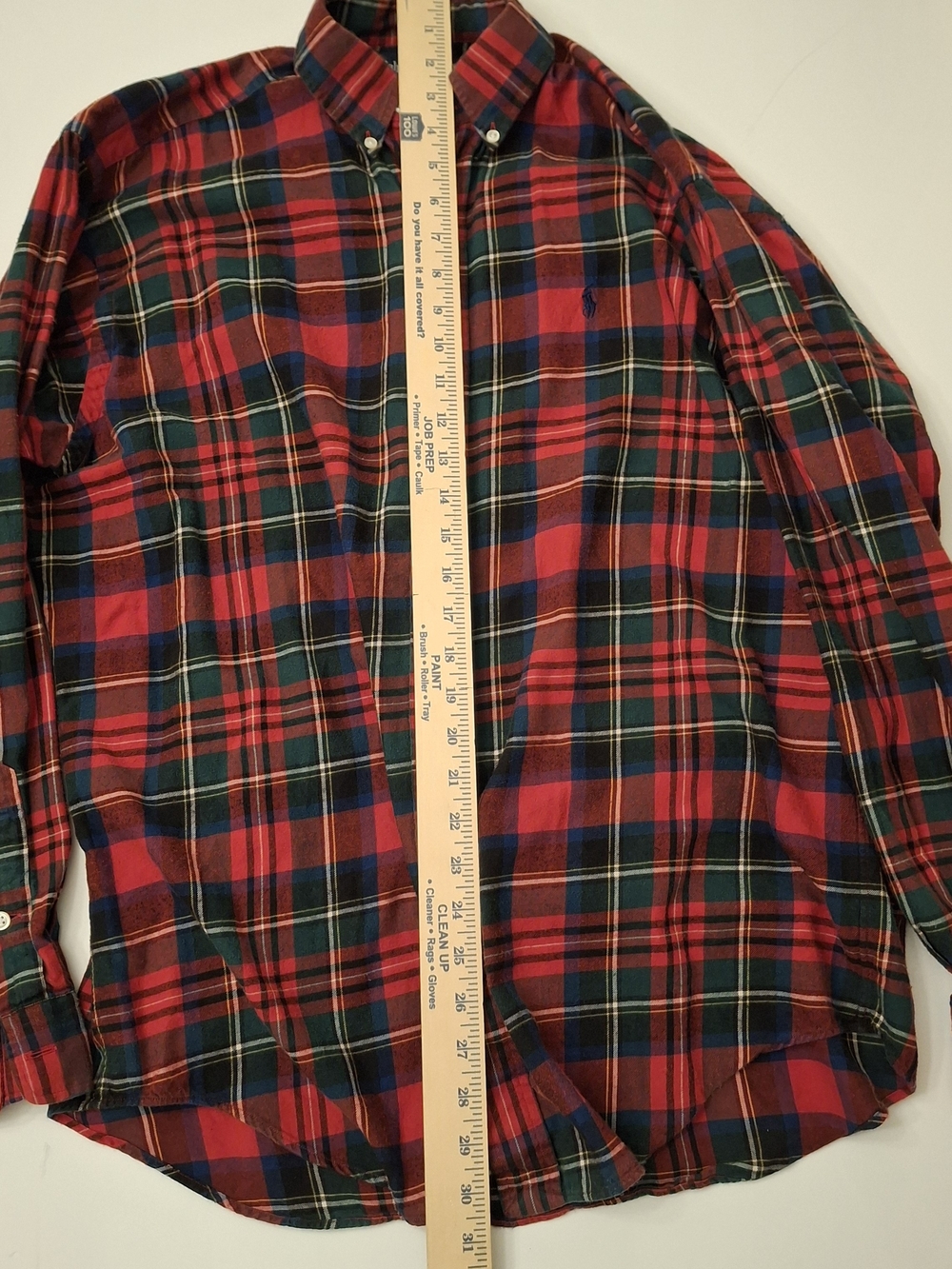 Ralph Lauren Blake Red Plaid Button-Down Shirt Mens Medium - Picture 3 of 7